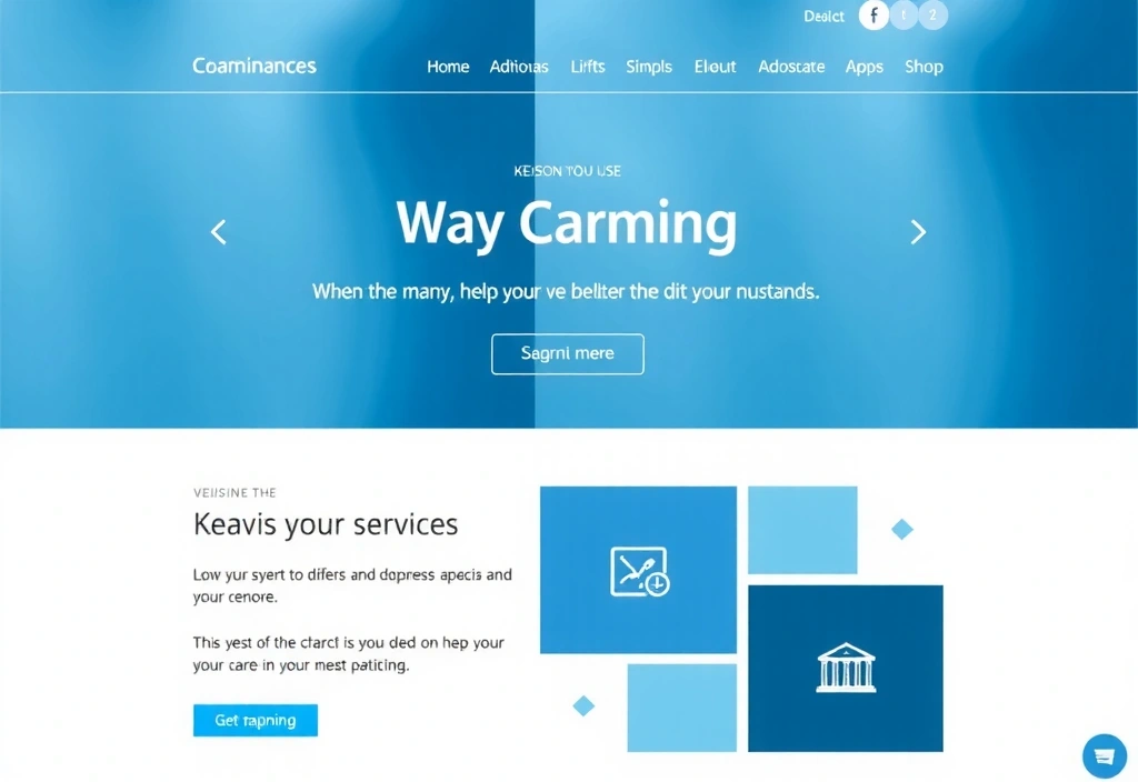 Imagine proiect Website Corporativ