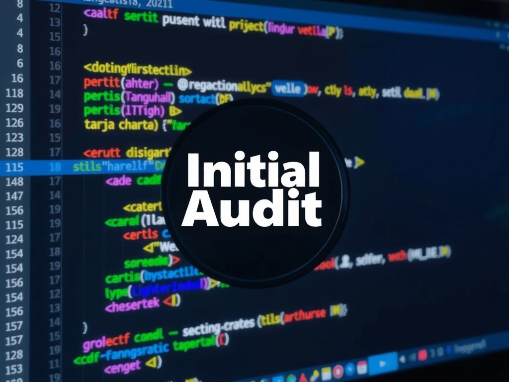 Imagine cu o lupă examinând un cod de site web